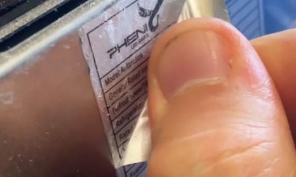 Phenix freezer label