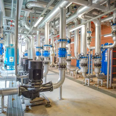 Factory interior